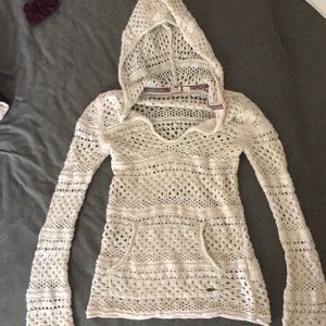 Roxy crochet pull over